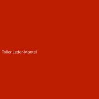 Toller Leder-Mantel