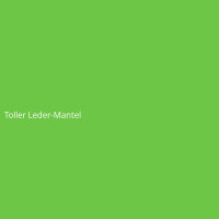 Toller Leder-Mantel