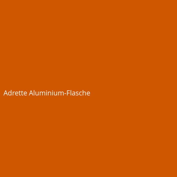 Adrette Aluminium-Flasche