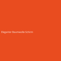 Eleganter Baumwolle-Schirm
