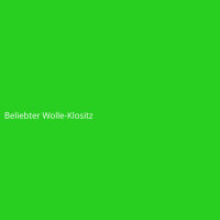 Beliebter Wolle-Klositz