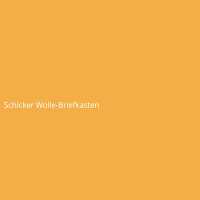 Schicker Wolle-Briefkasten